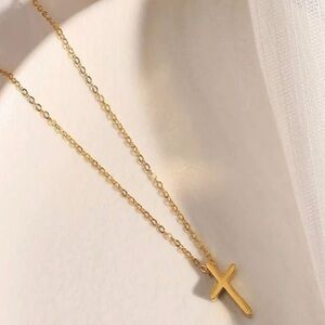 Gold Cross Necklace
